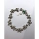 bracciale oro bianco con perle 18 KT