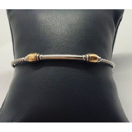 bracciale rigido in oro bianco 18 KT