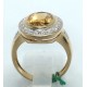 Anello oro diamanti e quarzo euro 1130