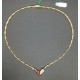 collier oro 18KT con brillanti e rubini EURO 2100