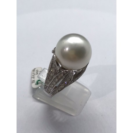 Anello oro bianco18KT  e diamanti Euro 2350